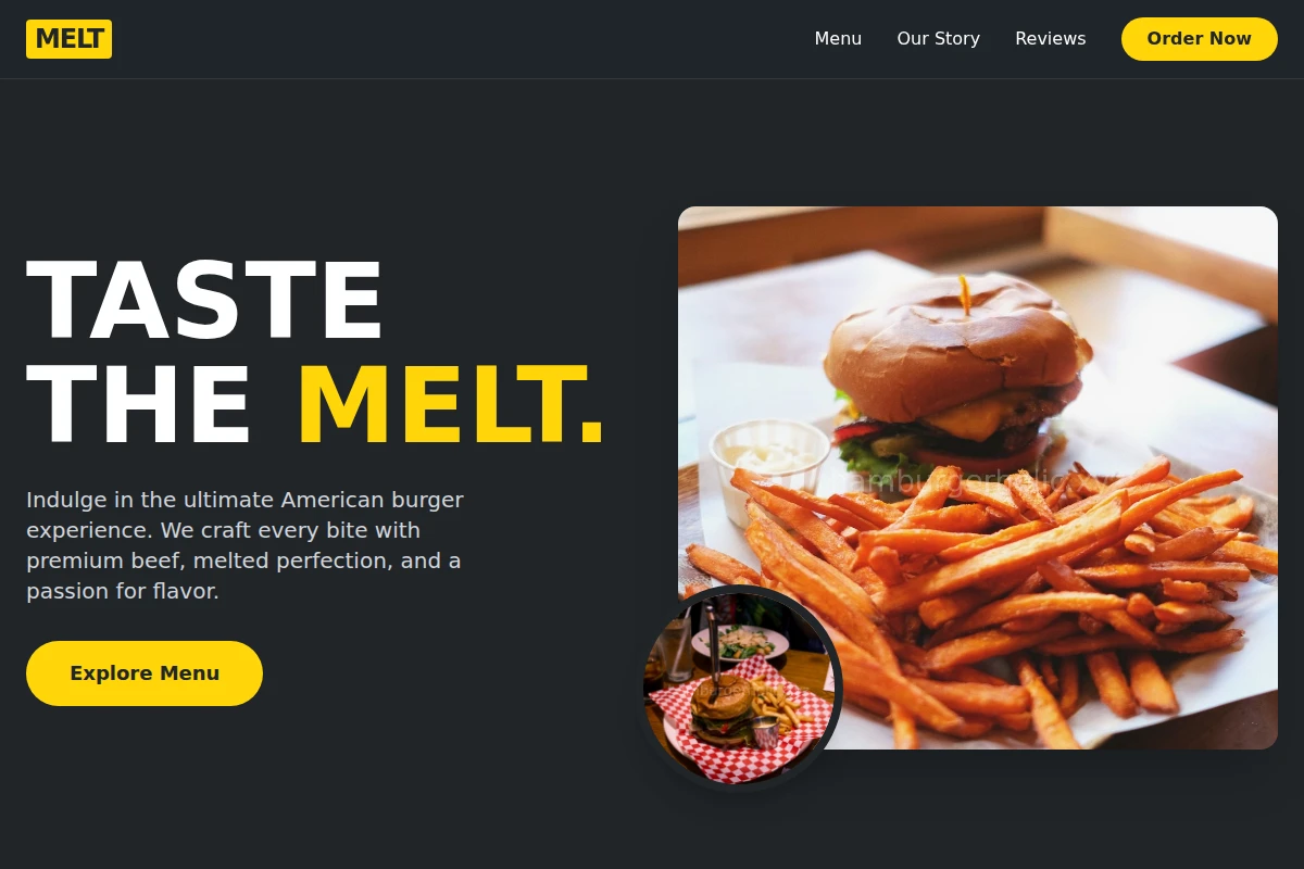 Melt American Food