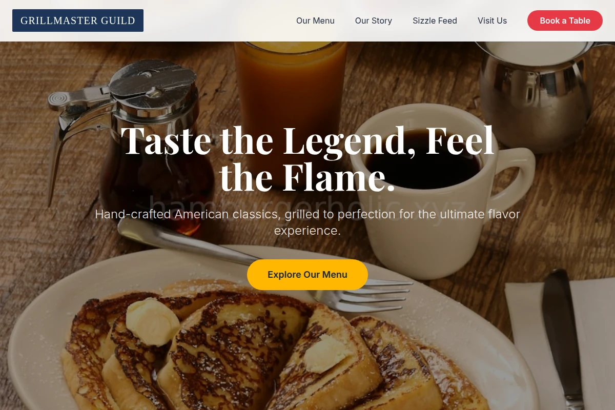 Juicy American Food