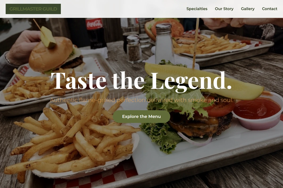 Juicy American Food