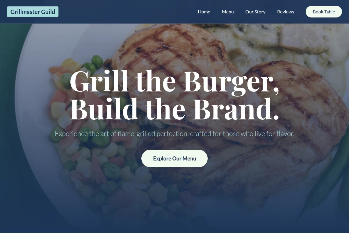 Juicy American Food