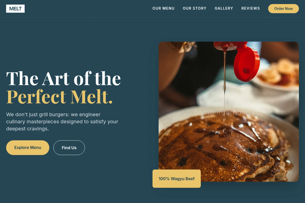 Melt American Food