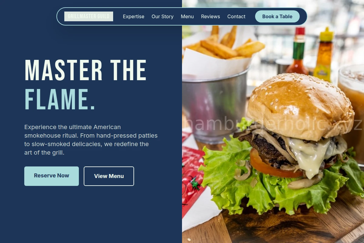 Slider American Food