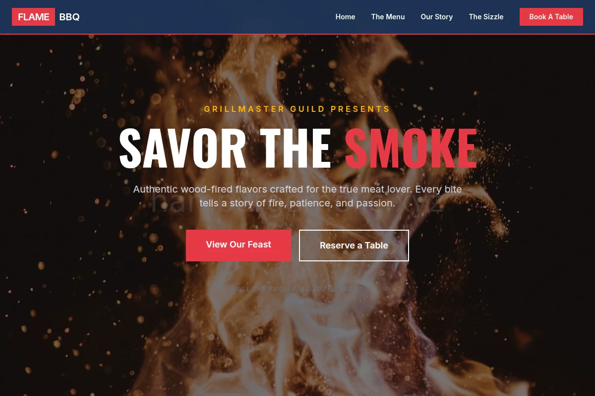 Flame Bbq