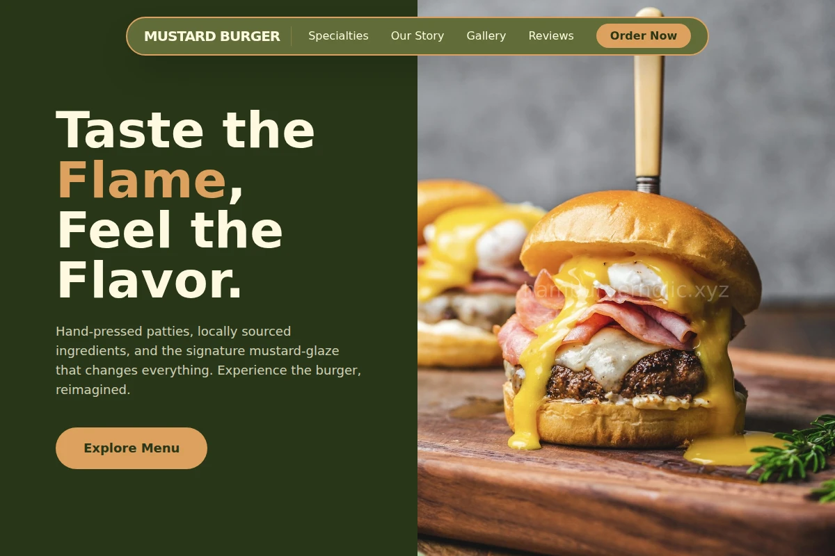 Mustard Burger