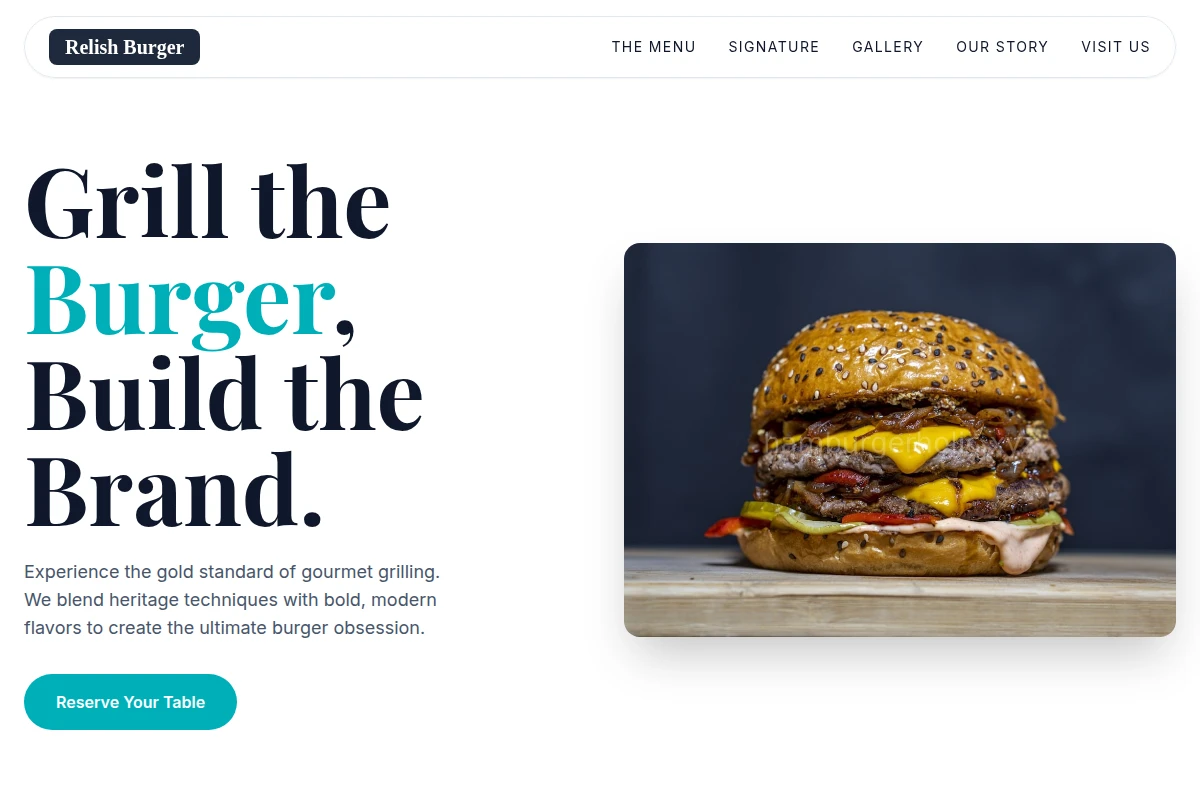 Relish Burger