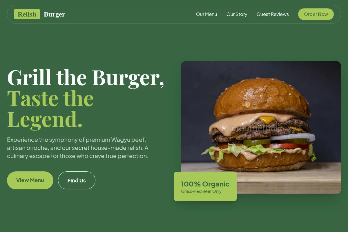 Relish Burger