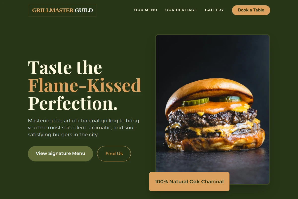 Charcoal Burger