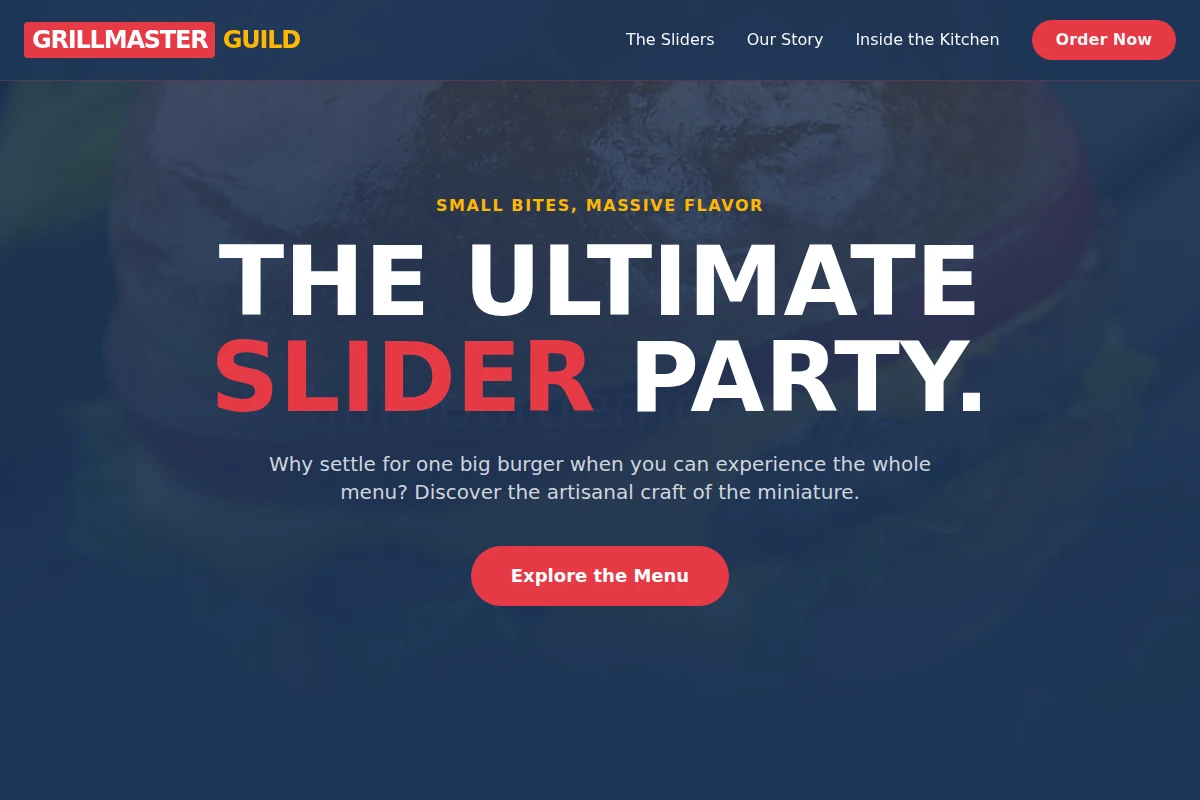 Slider Burger