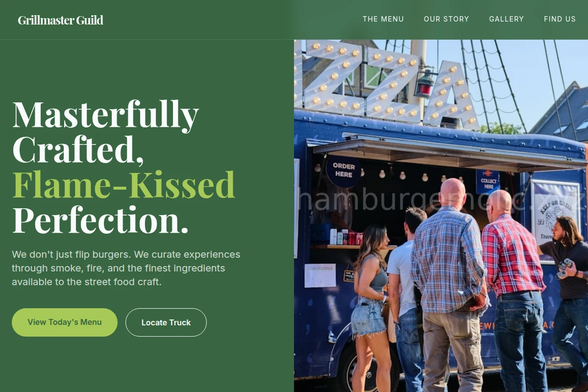 Menu Food Truck