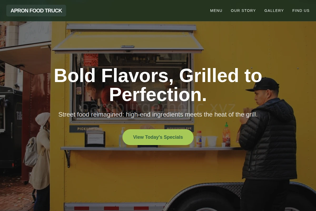 Apron Food Truck